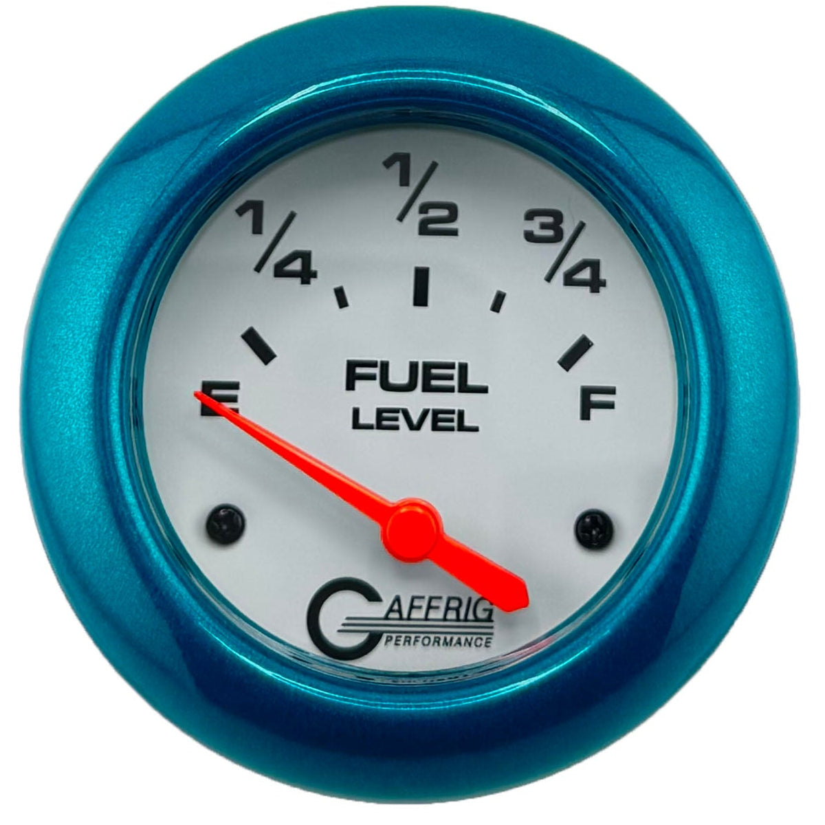 GAFFRIG PART #13000 2 5/8 INCH ELECTRIC FUEL LEVEL MARINE BOAT GAUGE 240-33 OHMS WHITE