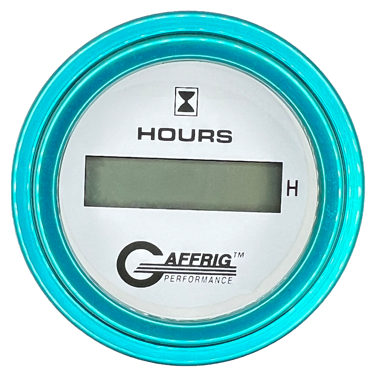 #195510 2 INCH ELECTRIC ENGINE HOUR METER White Blue / Step