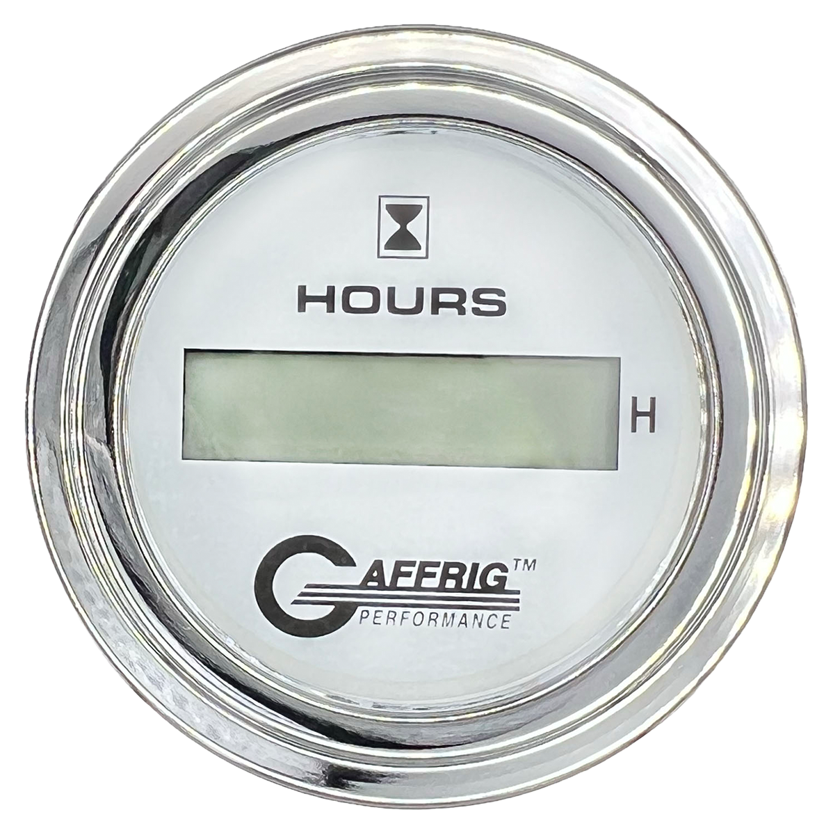 #195510 2 INCH ELECTRIC ENGINE HOUR METER White Blue / Step