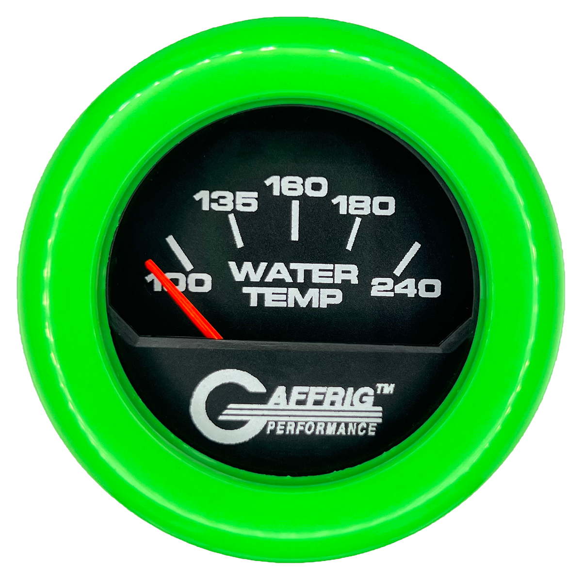 #195040 2 INCH ELECTRIC WATER TEMP. 100-240 F Black Lime Green / Step