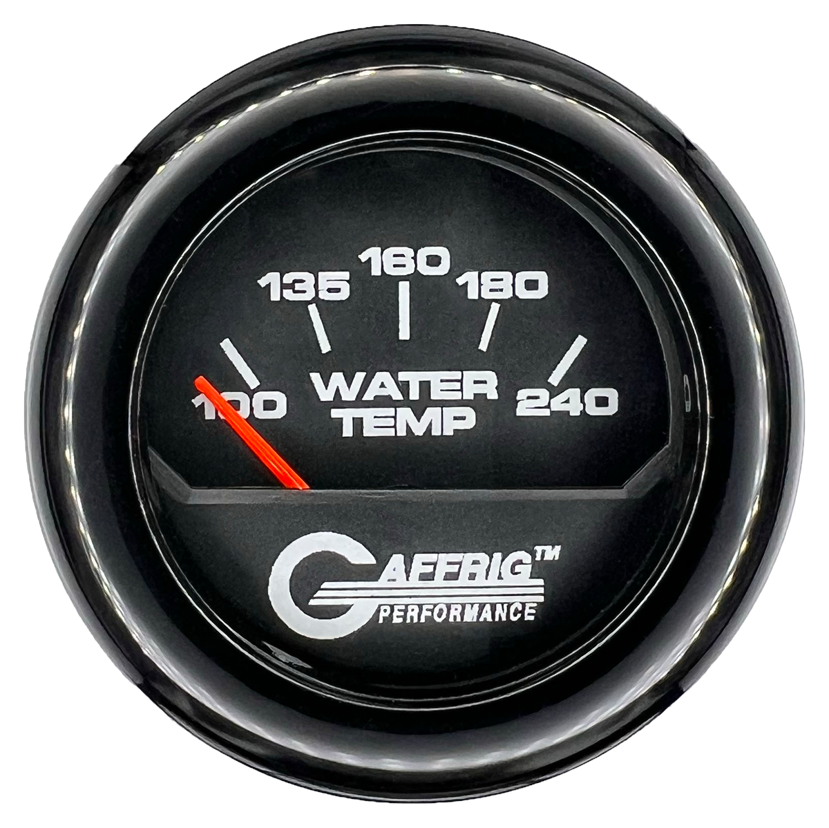 #195040 2 INCH ELECTRIC WATER TEMP. 100-240 F Black Black / Fat