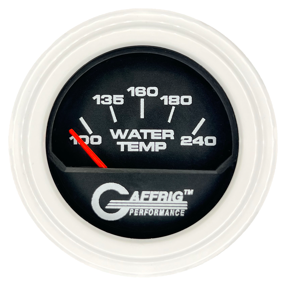 #195040 2 INCH ELECTRIC WATER TEMP. 100-240 F Black White / Step