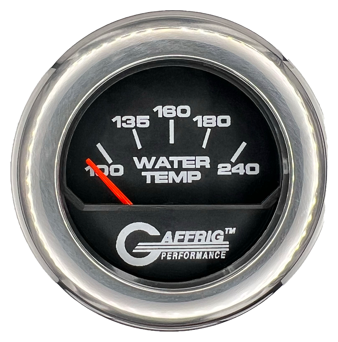 #195040 2 INCH ELECTRIC WATER TEMP. 100-240 F Black Chrome / Step