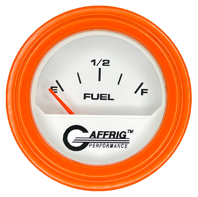 #195502 2 INCH ELECTRIC FUEL LEVEL 240-33~ White Orange / Step