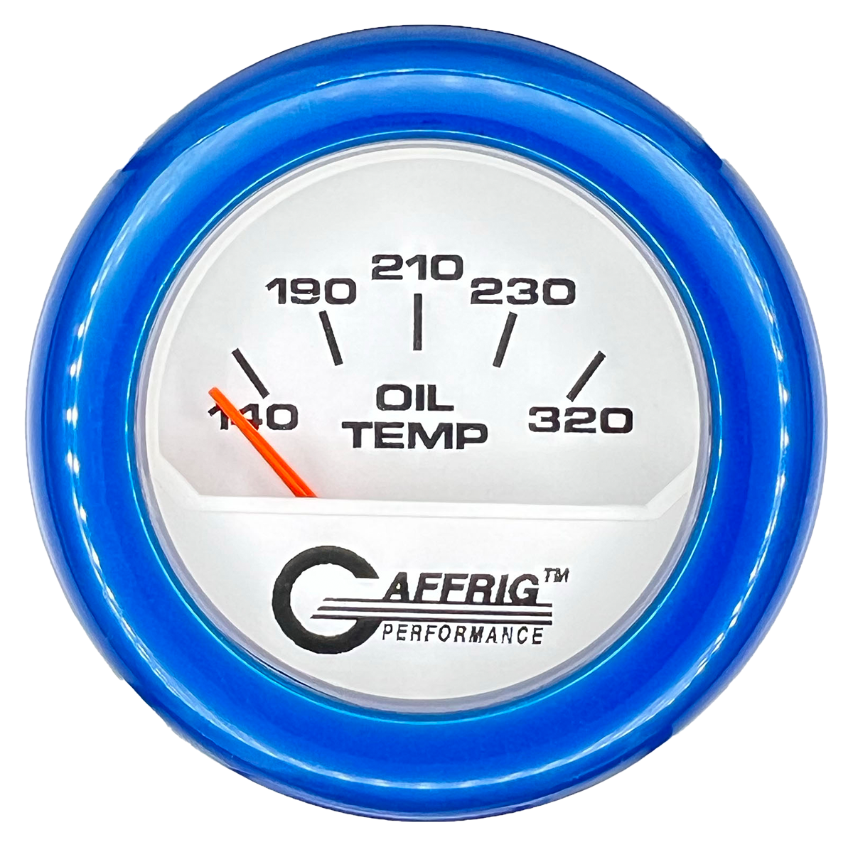 #195520 2 INCH ELECTRIC OIL TEMP. 100-320 F White Blue / Step
