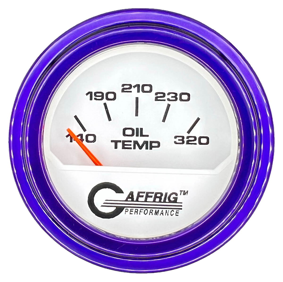 #195520 2 INCH ELECTRIC OIL TEMP. 100-320 F White Purple / Step
