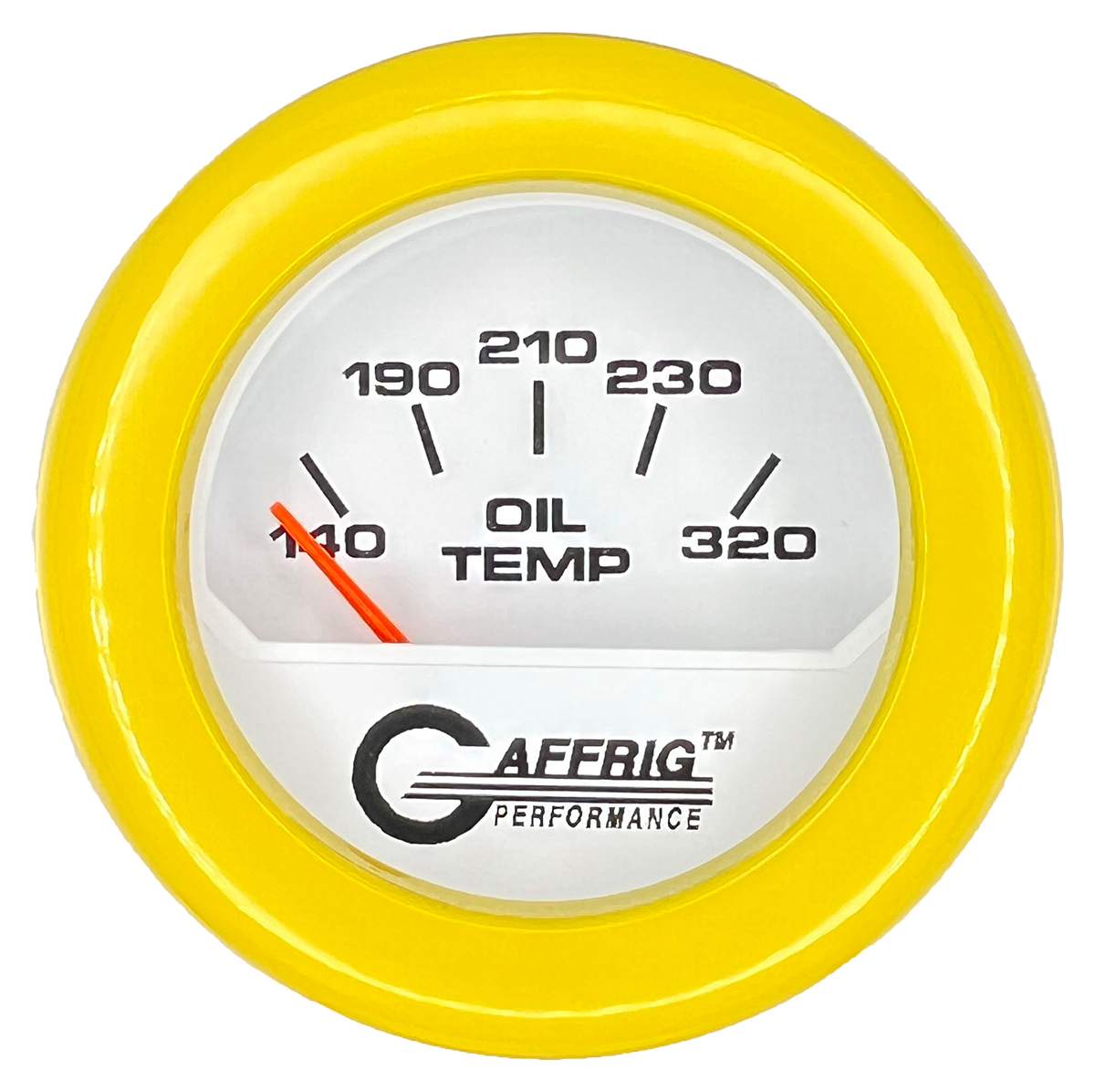 #195520 2 INCH ELECTRIC OIL TEMP. 100-320 F White Yellow / Step