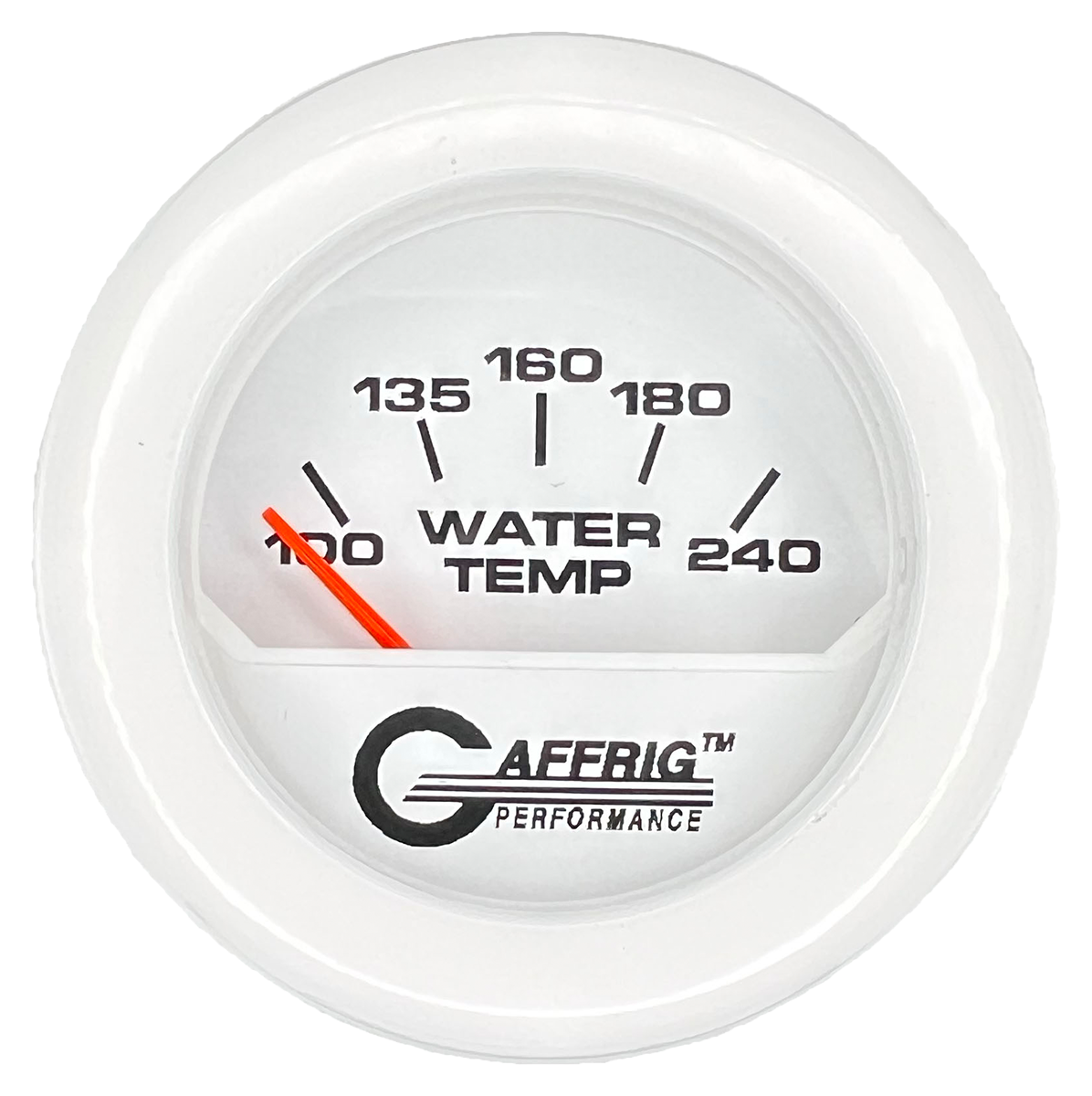 #195540 2 INCH ELECTRIC WATER TEMP. 100-240 F White White / Fat