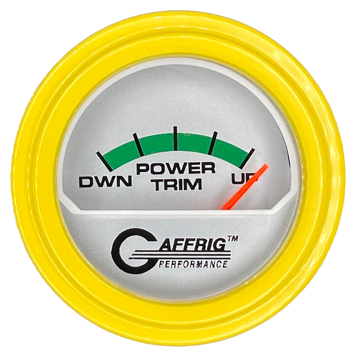 #195826 2 INCH ELECTRIC TRIM METER MERCURY PLATINUM Yellow / Step