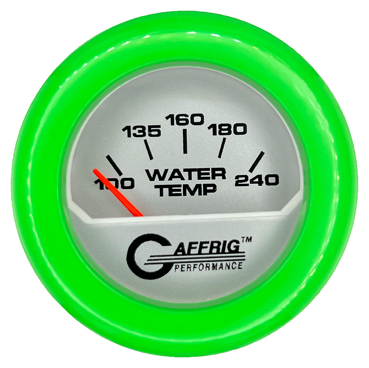 #195840 2 INCH ELECTRIC WATER TEMP. 100-240 F PLATINUM Lime Green / Step