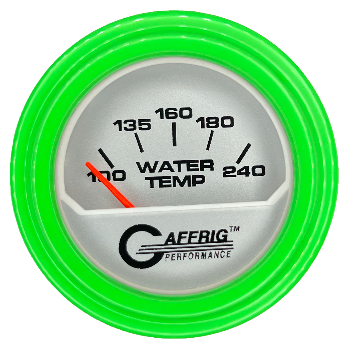 #195840 2 INCH ELECTRIC WATER TEMP. 100-240 F PLATINUM Lime Green / Step