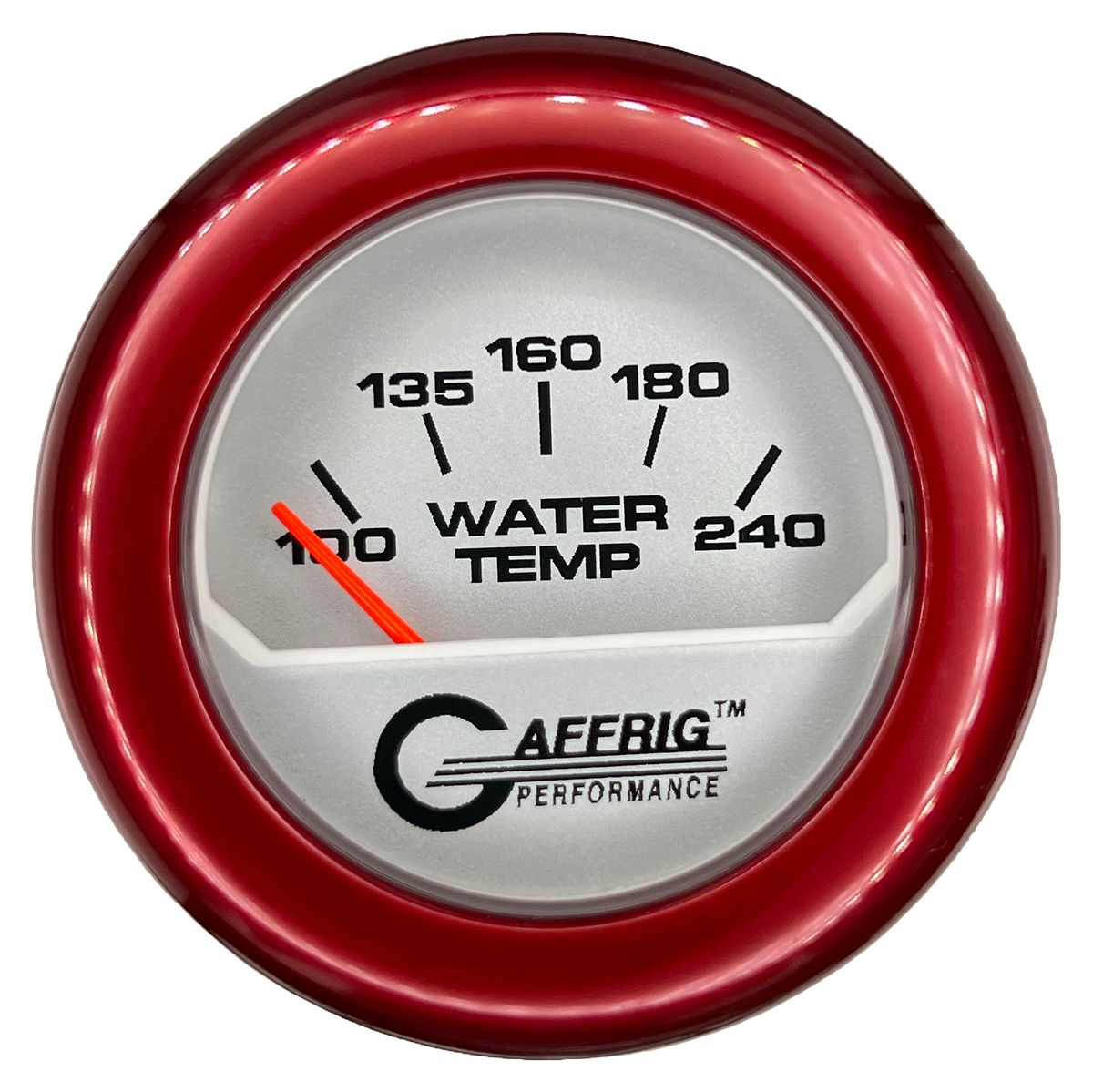 #195840 2 INCH ELECTRIC WATER TEMP. 100-240 F PLATINUM Red / Step