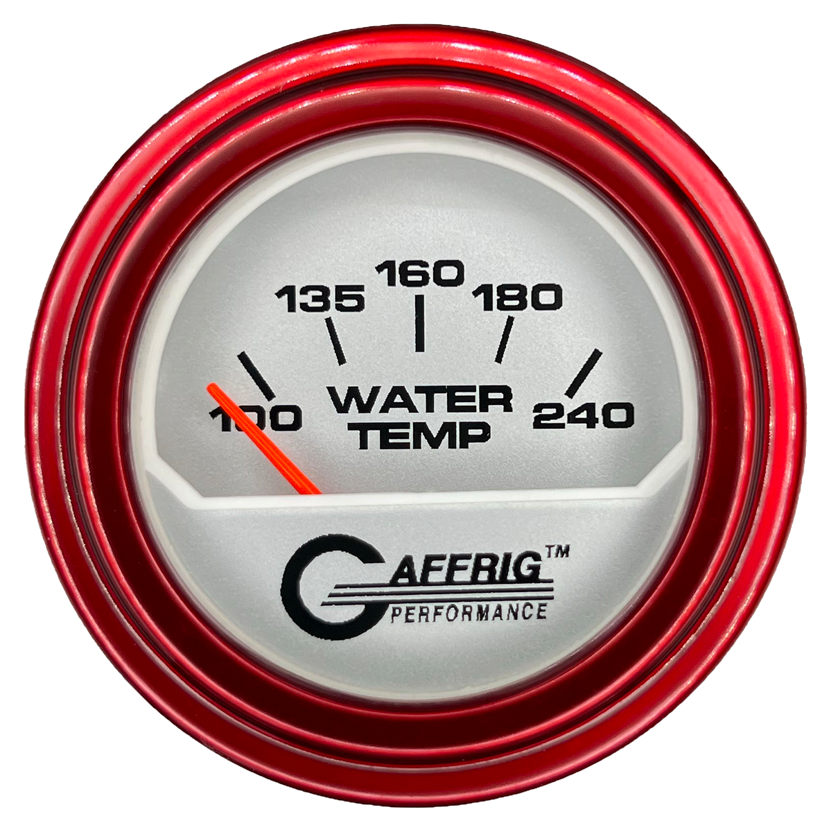 #195840 2 INCH ELECTRIC WATER TEMP. 100-240 F PLATINUM Red / Step