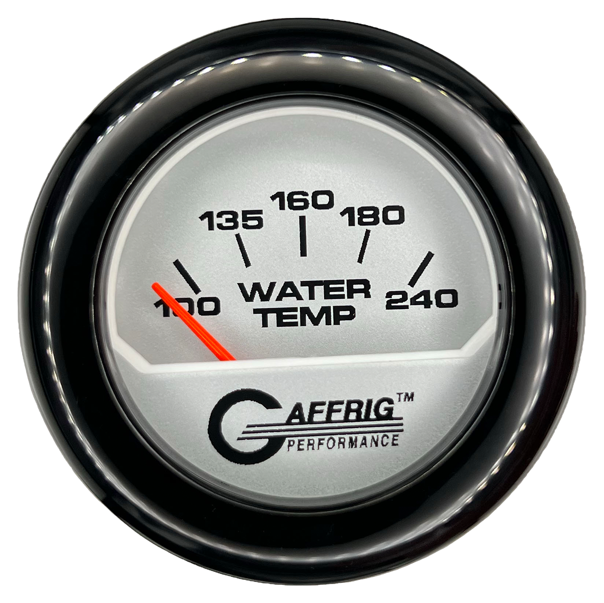 #195840 2 INCH ELECTRIC WATER TEMP. 100-240 F PLATINUM Black / Step