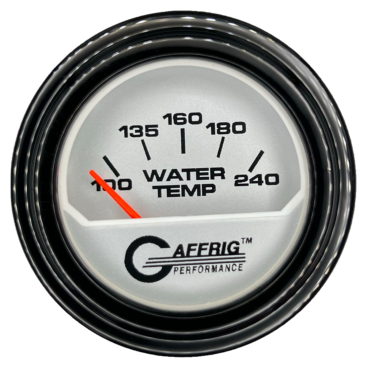 #195840 2 INCH ELECTRIC WATER TEMP. 100-240 F PLATINUM Black / Step