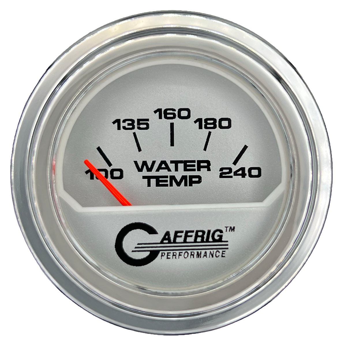 #195840 2 INCH ELECTRIC WATER TEMP. 100-240 F PLATINUM Chrome / Step