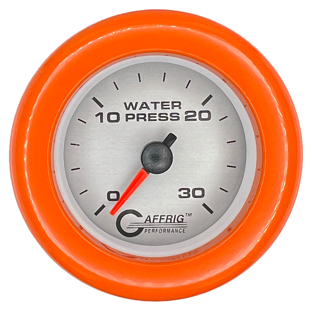 #196822 2 INCH MECHANICAL WATER PRESS. 0-30 PSI PLATINUM Orange / Step