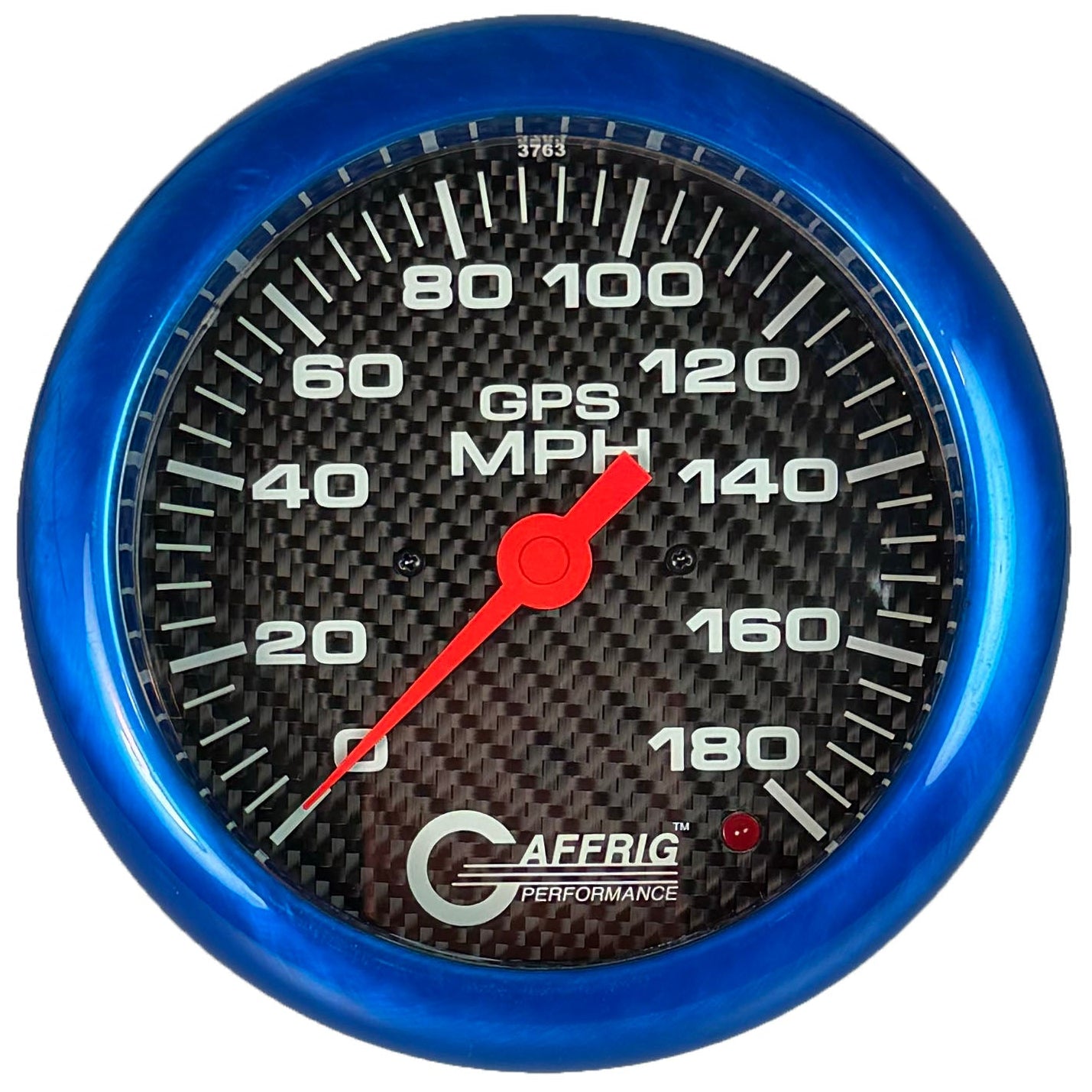 GAFFRIG PART #4051 4 5/8 INCH GPS ANALOG 180 MPH SPEEDOMETER MARINE BOAT GAUGE HEAD ONLY CARBON FIBER