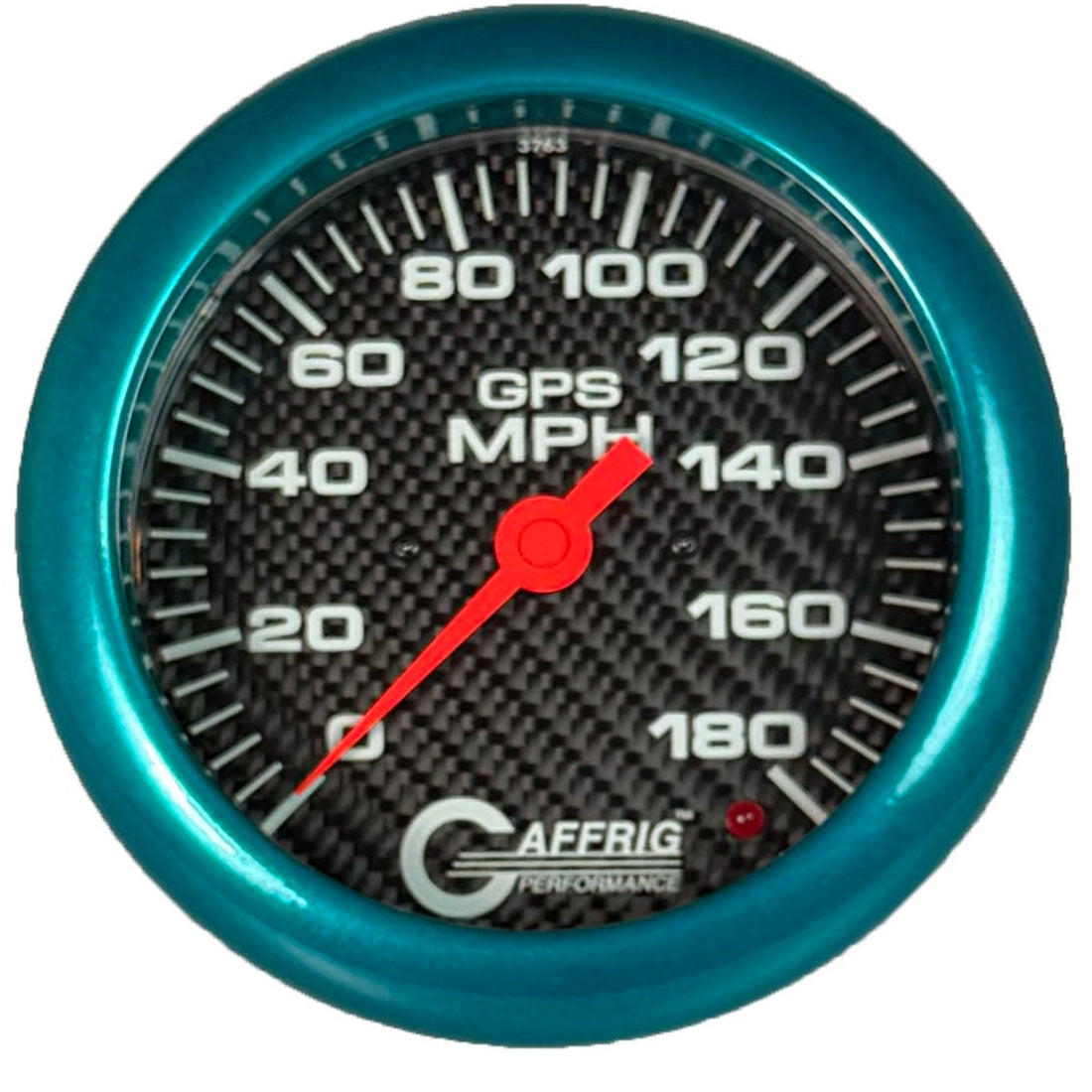 GAFFRIG PART #4051 4 5/8 INCH GPS ANALOG 180 MPH SPEEDOMETER MARINE BOAT GAUGE HEAD ONLY CARBON FIBER