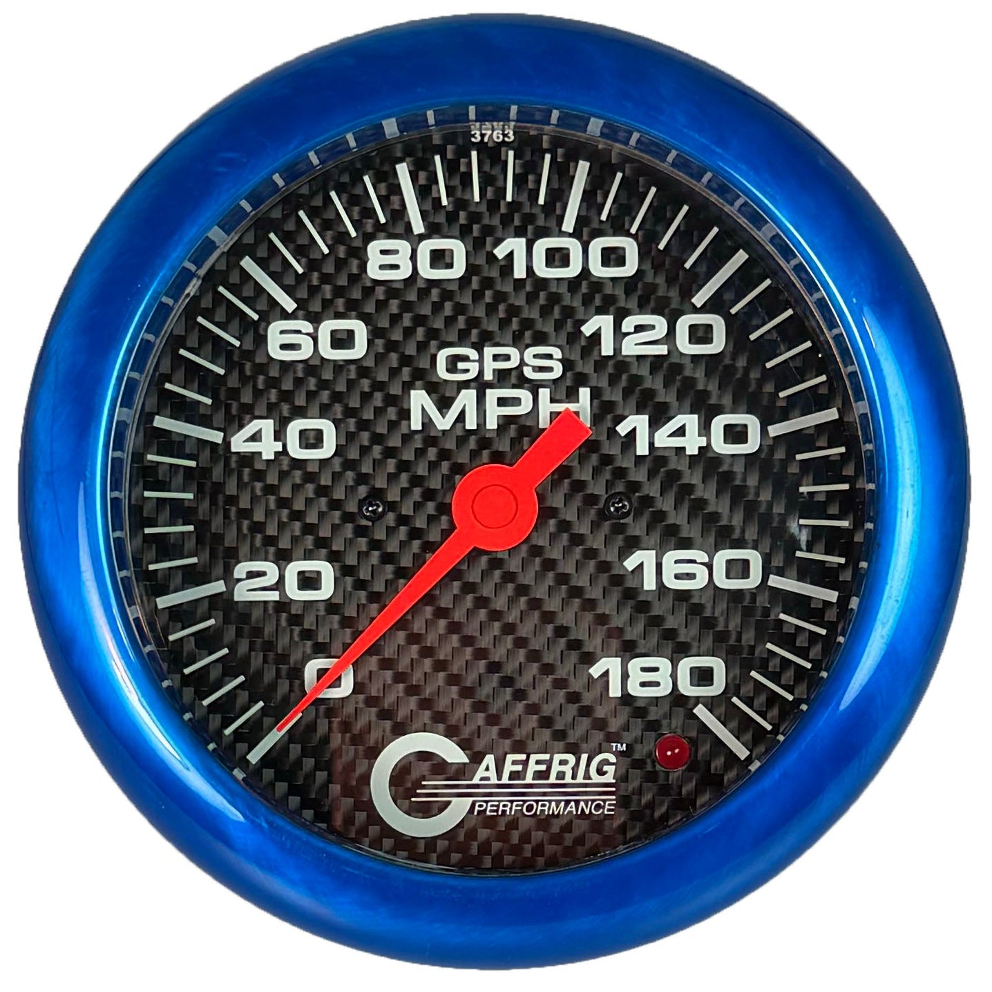 GAFFRIG PART #4052 4 5/8 INCH GPS ANALOG 180 MPH SPEEDOMETER MARINE BOAT GAUGE KIT CARBON FIBER