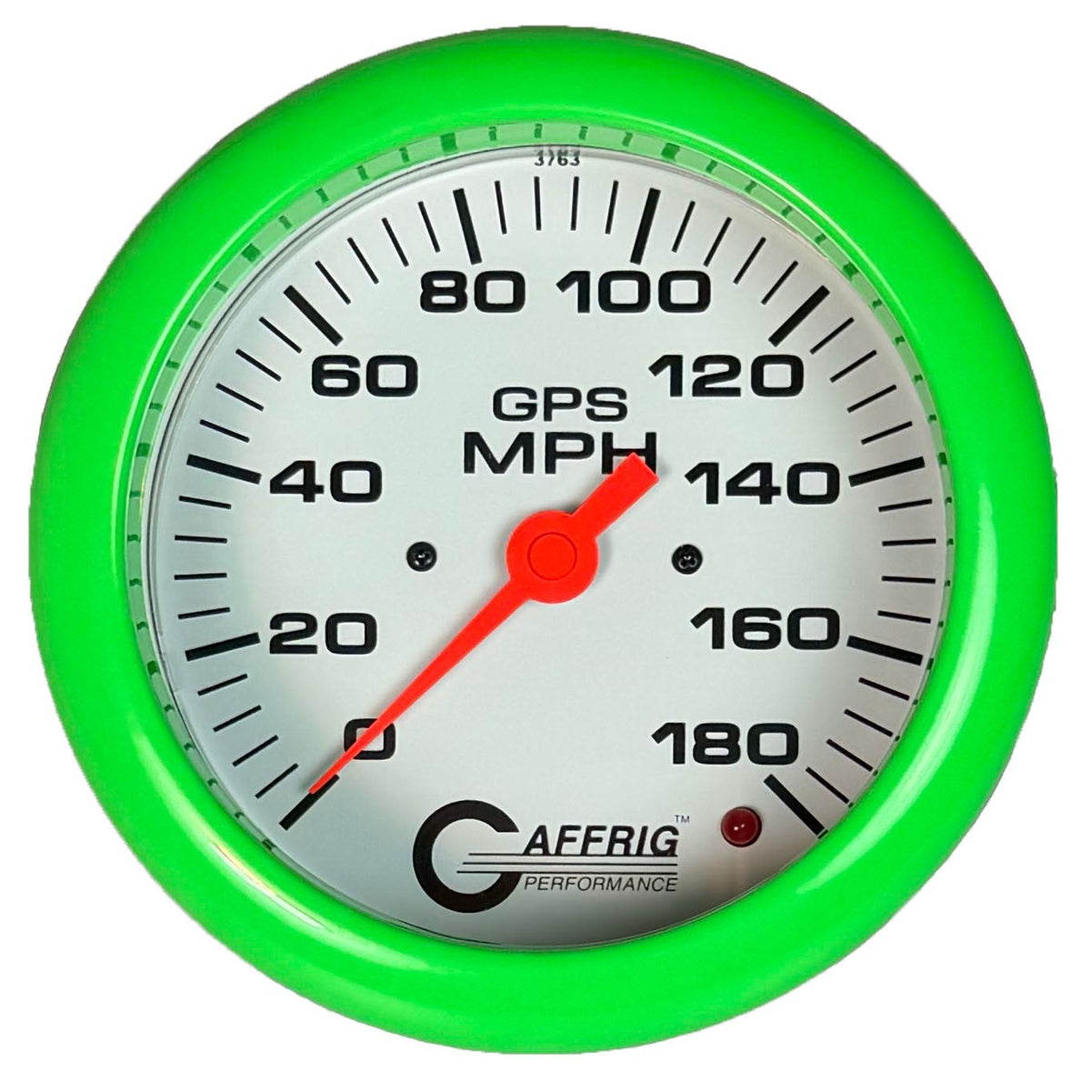 GAFFRIG PART #4545 4 5/8 INCH GPS ANALOG 180 MPH SPEEDOMETER MARINE BOAT GAUGE HEAD ONLY WHITE