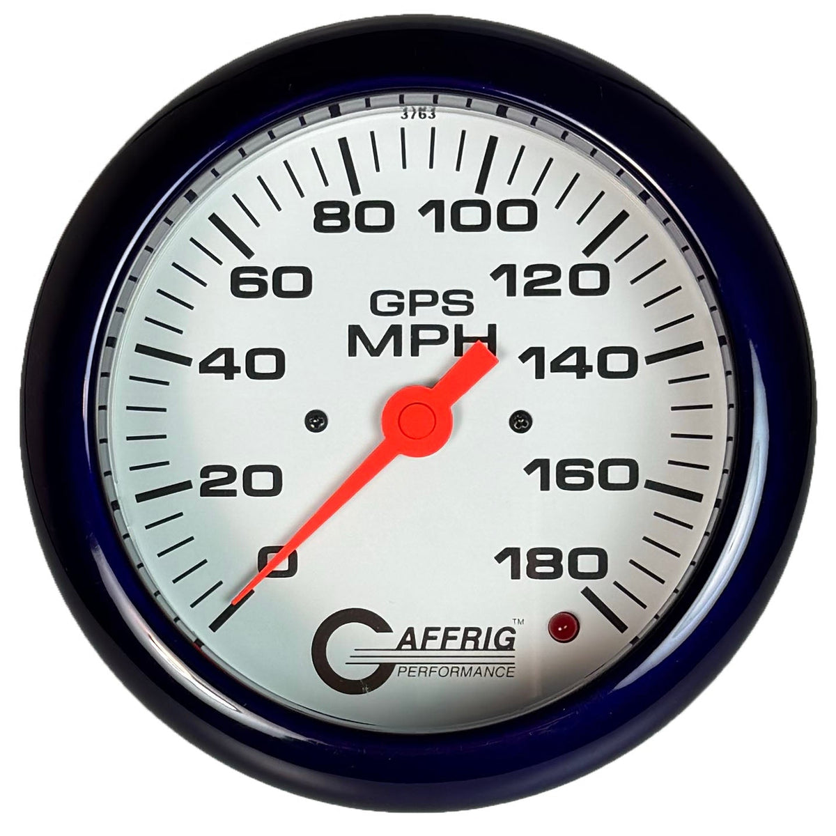 GAFFRIG PART #4545 4 5/8 INCH GPS ANALOG 180 MPH SPEEDOMETER MARINE BOAT GAUGE HEAD ONLY WHITE