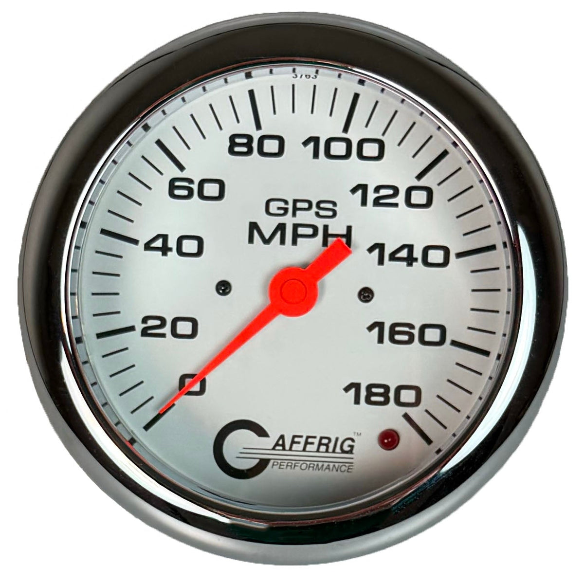 GAFFRIG PART #4545 4 5/8 INCH GPS ANALOG 180 MPH SPEEDOMETER MARINE BOAT GAUGE HEAD ONLY WHITE