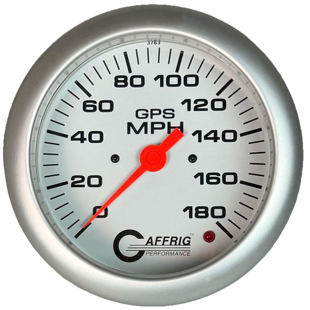GAFFRIG PART #4546 4 5/8 INCH GPS ANALOG 180 MPH SPEEDOMETER MARINE BOAT GAUGE KIT WHITE