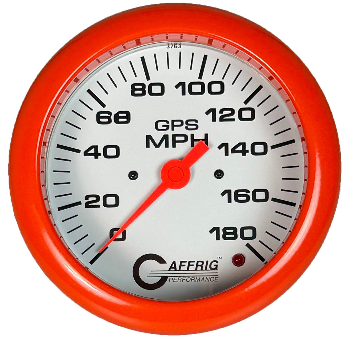 GAFFRIG PART #4546 4 5/8 INCH GPS ANALOG 180 MPH SPEEDOMETER MARINE BOAT GAUGE KIT WHITE