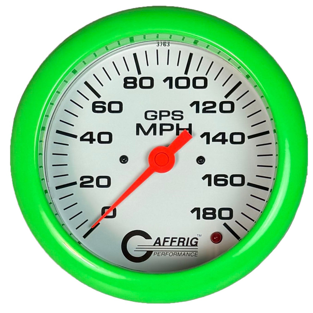 GAFFRIG PART #4546 4 5/8 INCH GPS ANALOG 180 MPH SPEEDOMETER MARINE BOAT GAUGE KIT WHITE