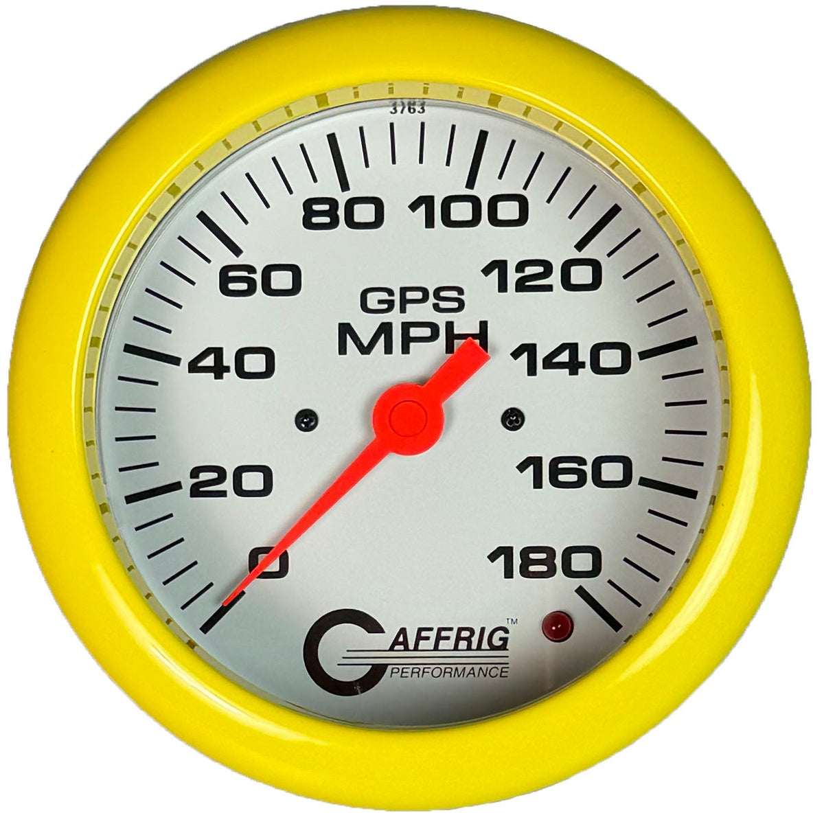 GAFFRIG PART #4546 4 5/8 INCH GPS ANALOG 180 MPH SPEEDOMETER MARINE BOAT GAUGE KIT WHITE