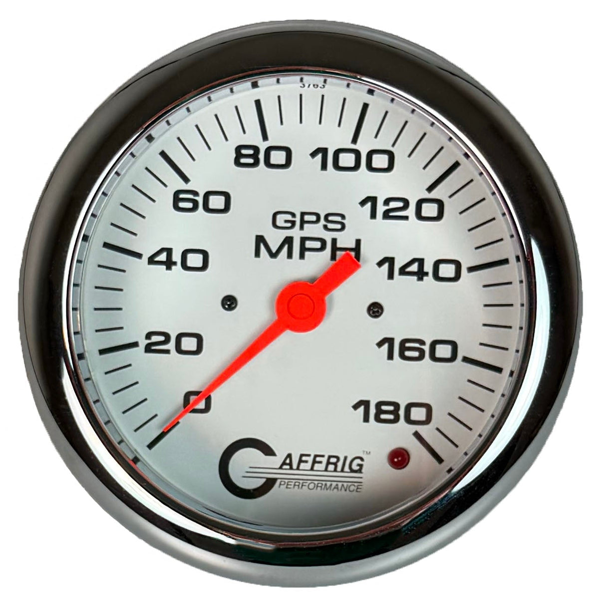 GAFFRIG PART #4546 4 5/8 INCH GPS ANALOG 180 MPH SPEEDOMETER MARINE BOAT GAUGE KIT WHITE