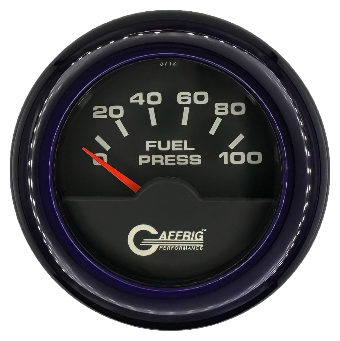 #5004 2 INCH ELECTRIC FUEL PRESS. 0-100 PSI BLACK Purple / Step