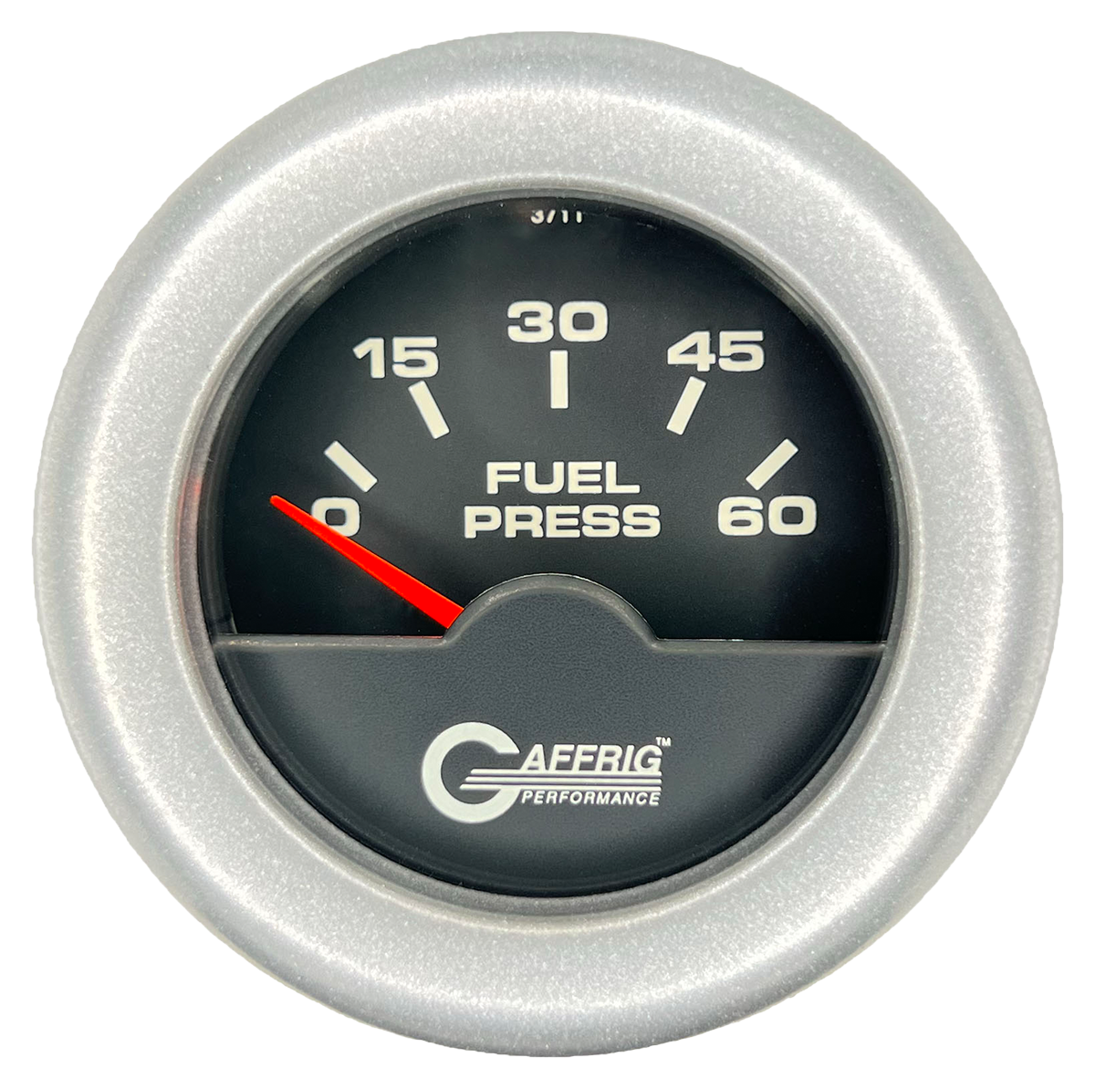 #5008 2 INCH ELECTRIC FUEL PRESS. 0-60 PSI Black Platinum / Step