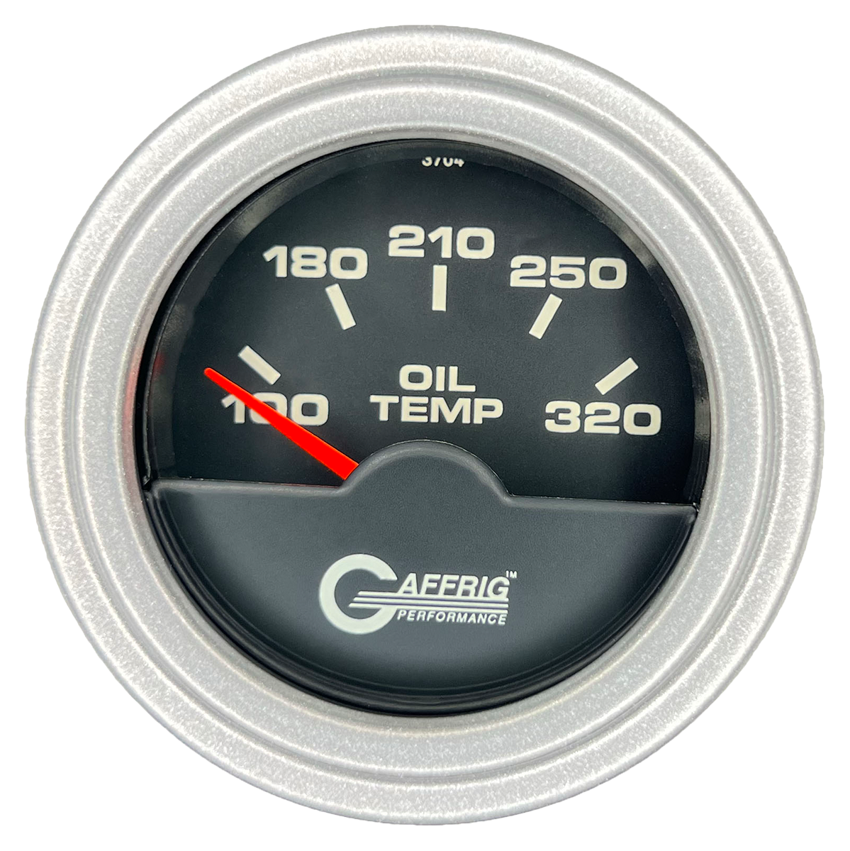 #5020 2 INCH ELECTRIC OIL TEMP. 100-320 F Black Platinum / Step
