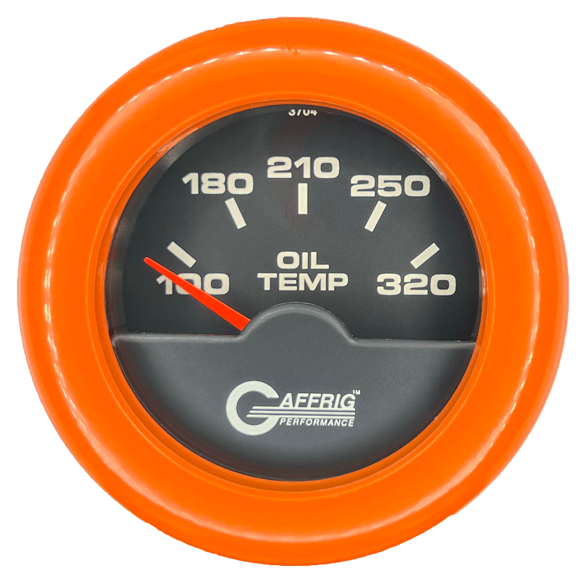 #5020 2 INCH ELECTRIC OIL TEMP. 100-320 F Black Orange / Step