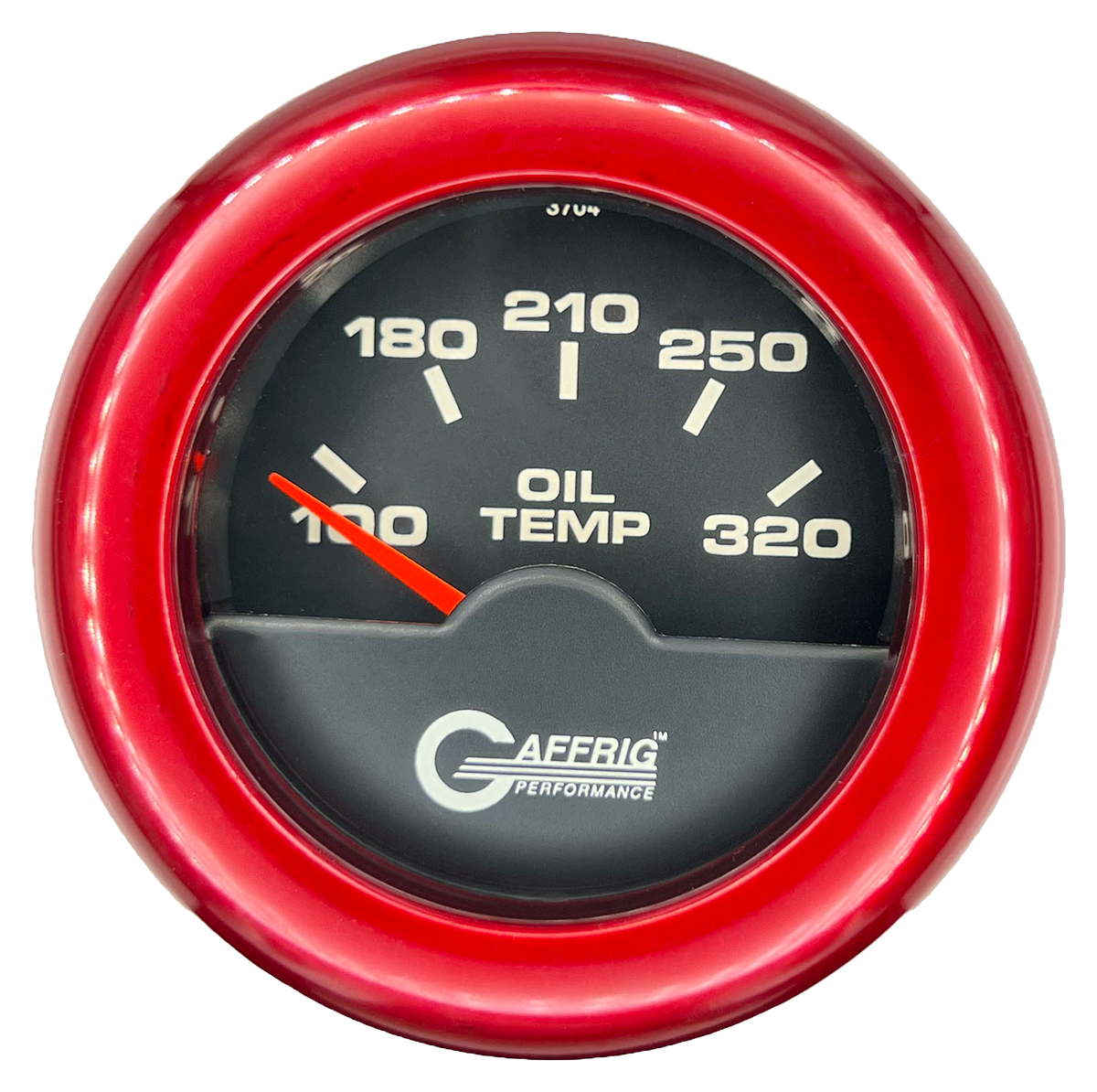 #5020 2 INCH ELECTRIC OIL TEMP. 100-320 F Black Red / Step