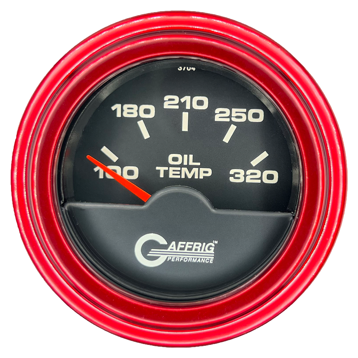 #5020 2 INCH ELECTRIC OIL TEMP. 100-320 F Black Red / Step