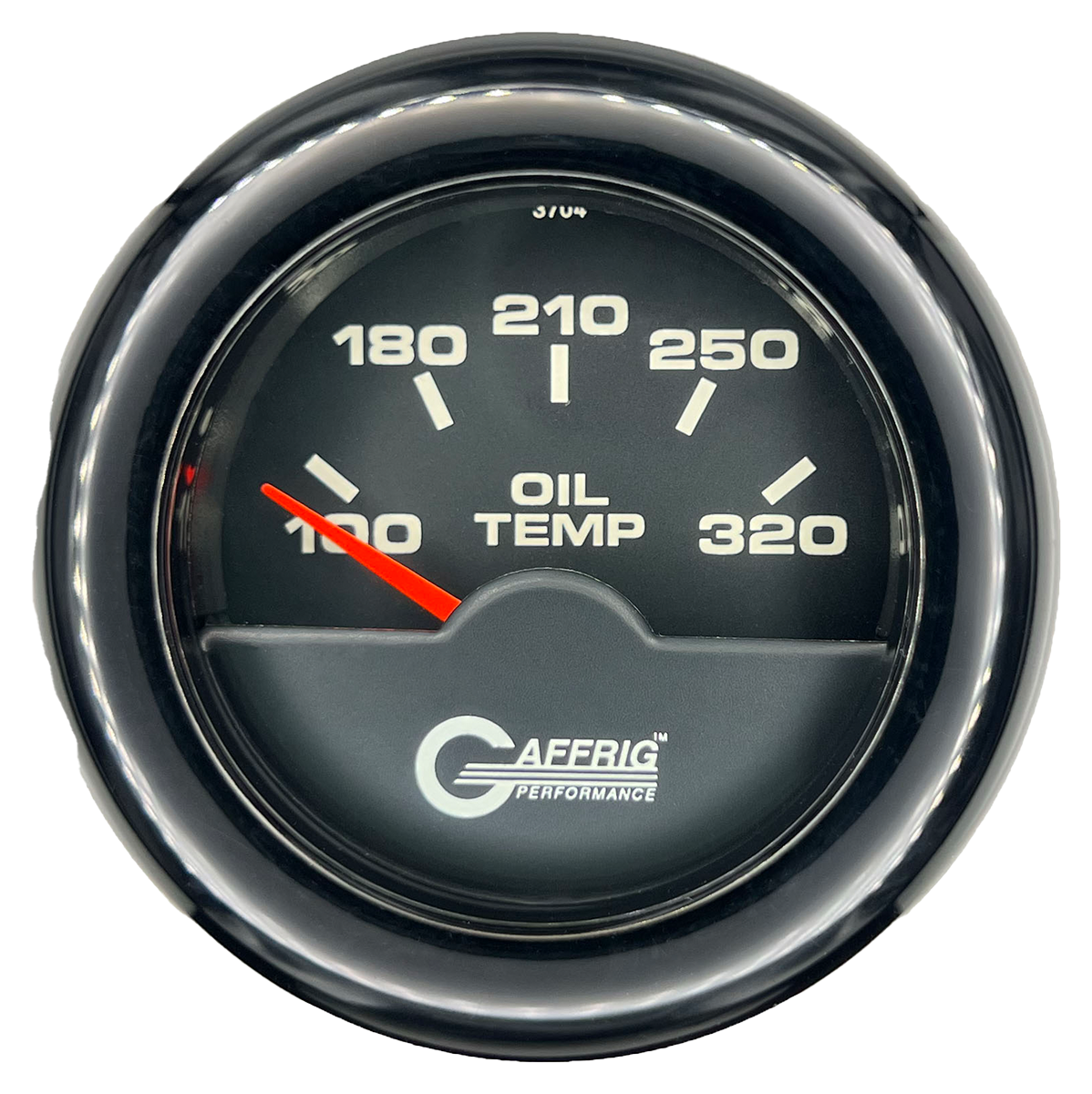 #5020 2 INCH ELECTRIC OIL TEMP. 100-320 F Black Black / Step