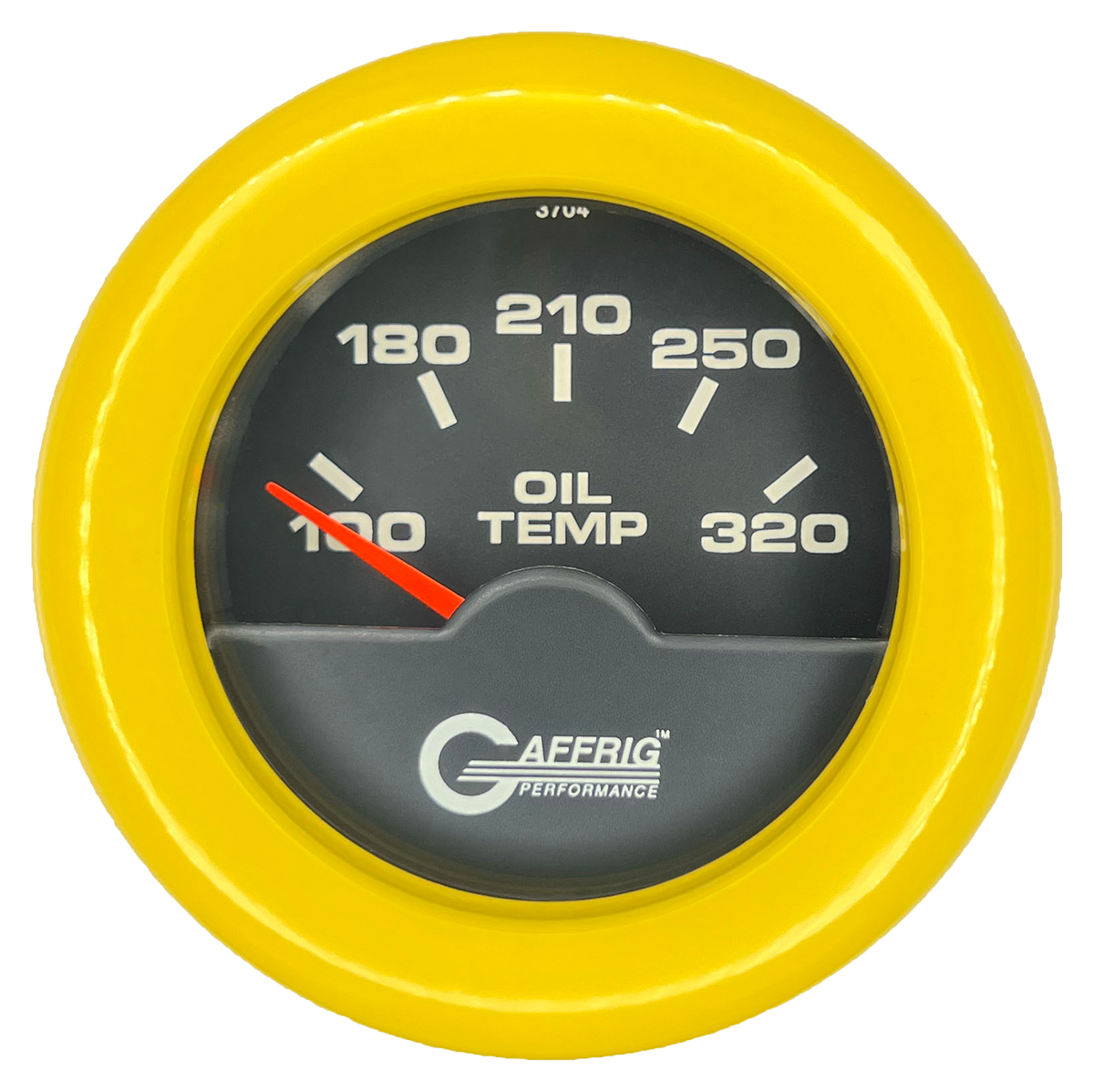 #5020 2 INCH ELECTRIC OIL TEMP. 100-320 F Black Yellow / Step