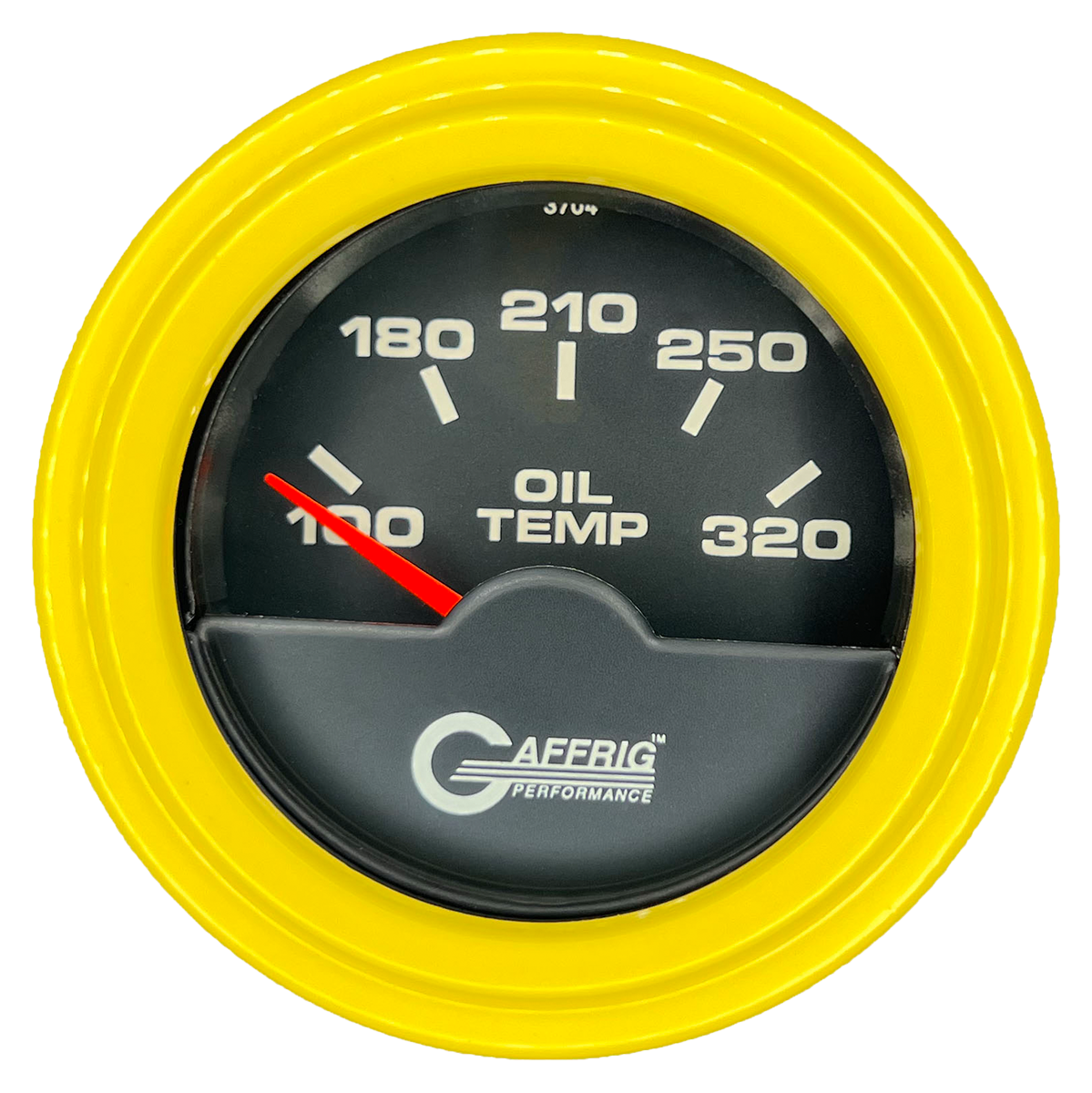 #5020 2 INCH ELECTRIC OIL TEMP. 100-320 F Black Yellow / Step