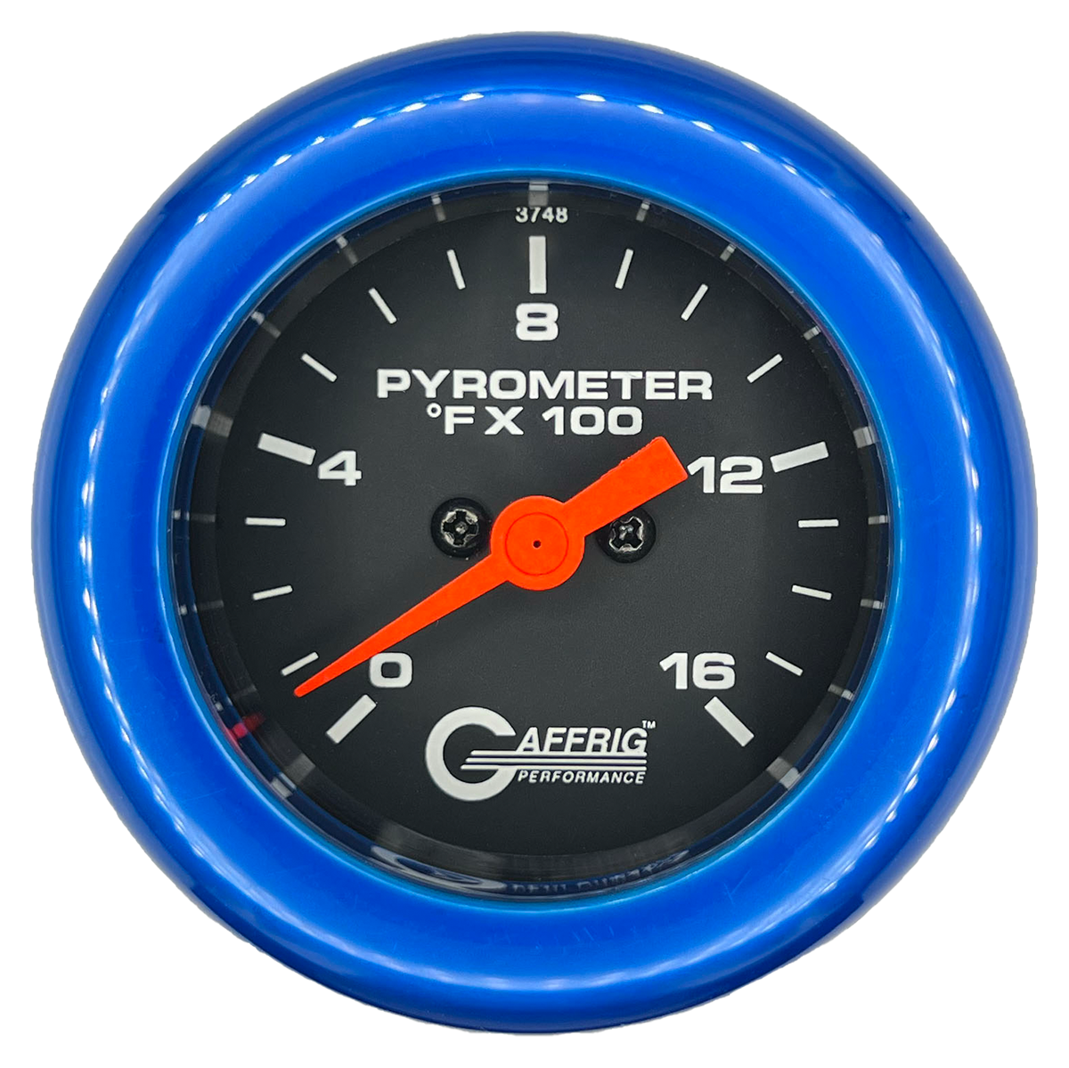 #5024 2 INCH ELECTRIC PYROMETER 0-1600 F Black Blue / Step