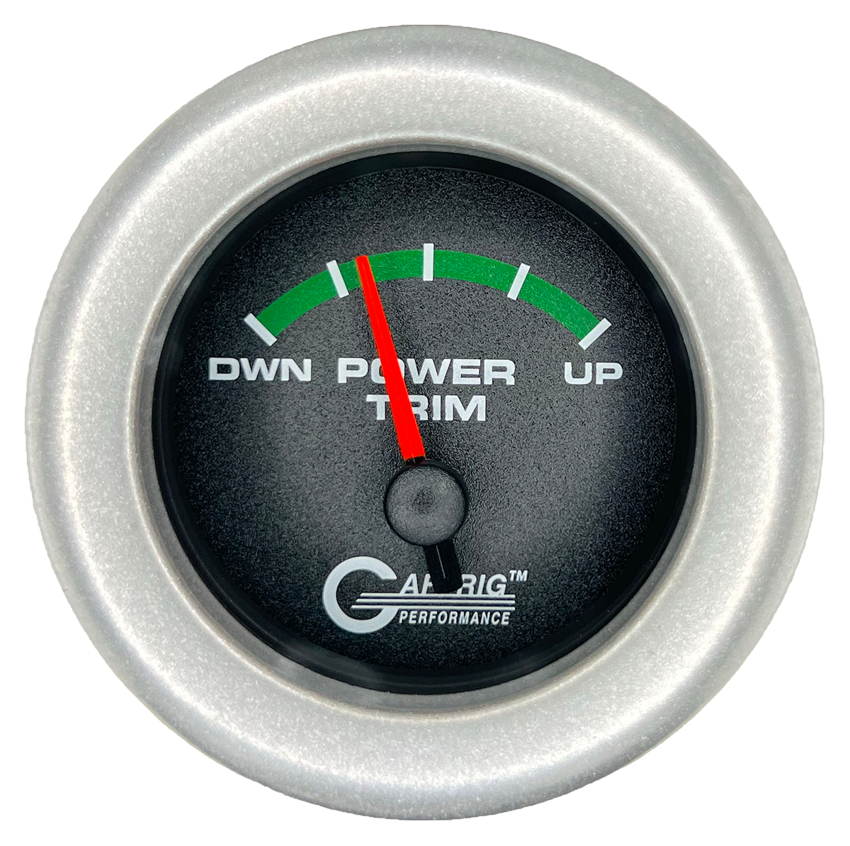 #5026 2 INCH ELECTRIC TRIM METER MERCURY Black Platinum / Step