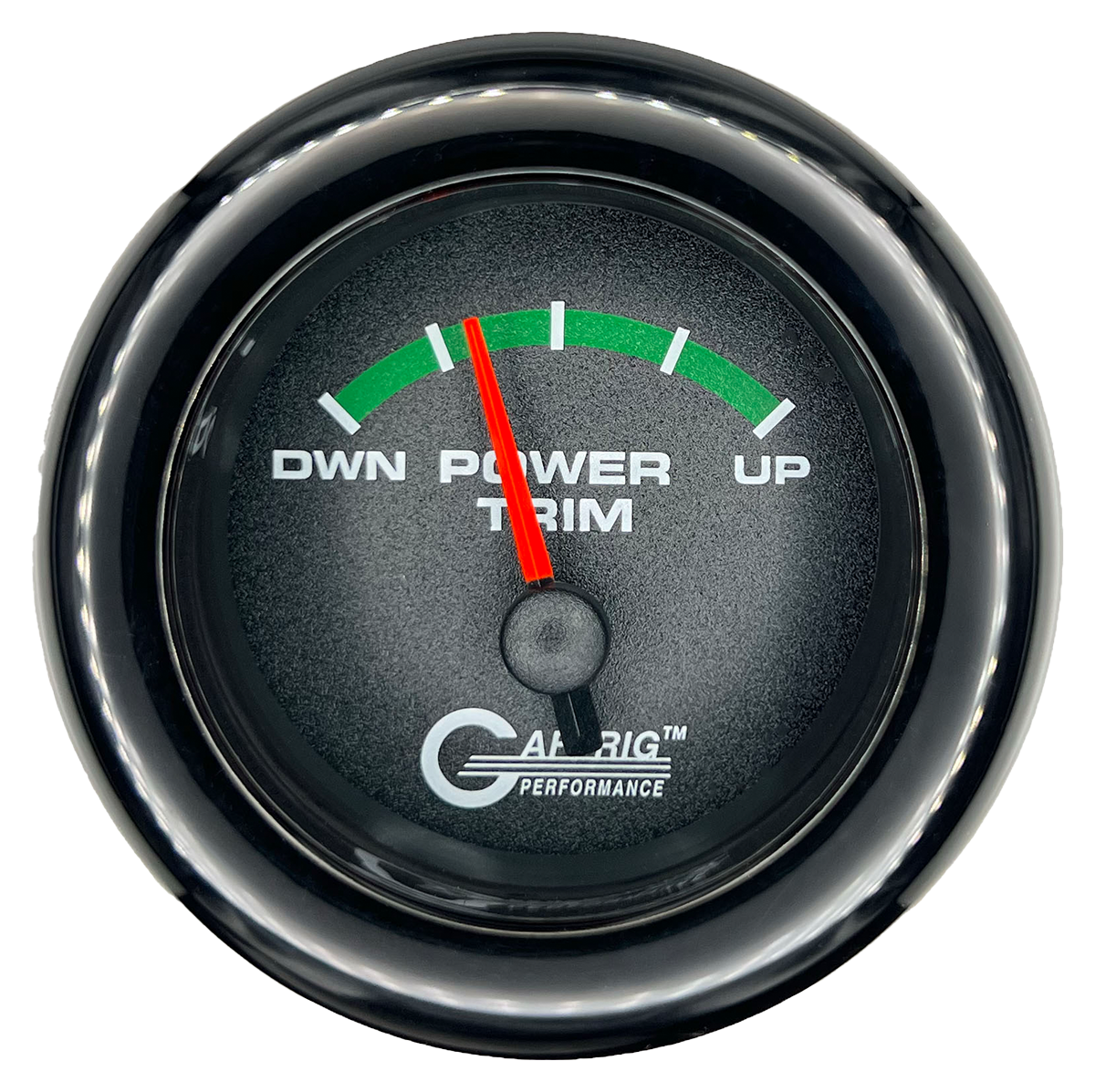 #5026 2 INCH ELECTRIC TRIM METER MERCURY Black Black / Fat