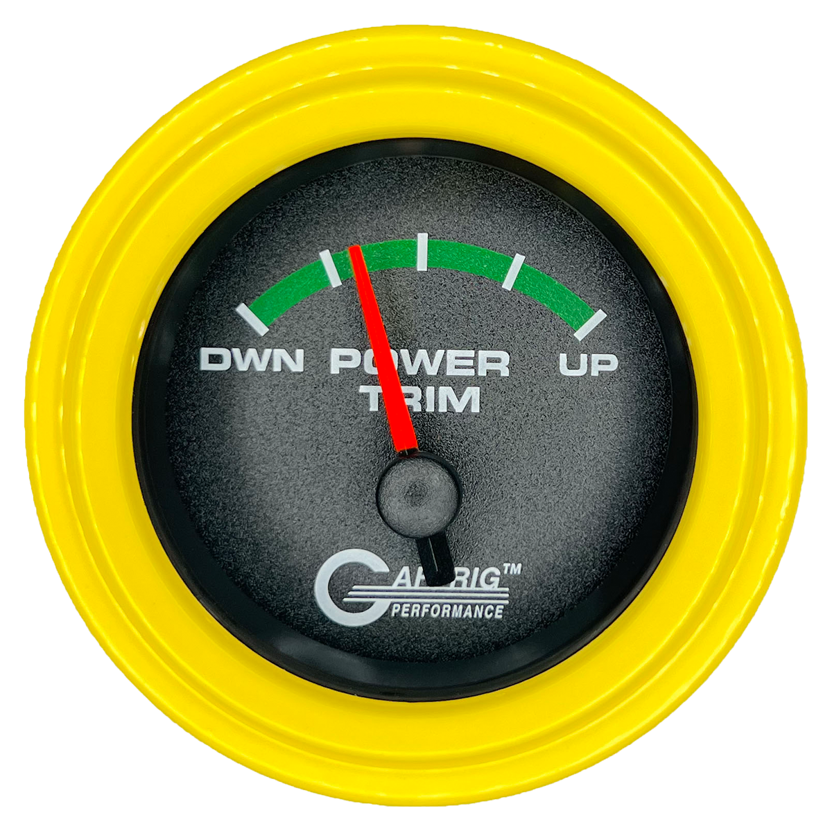 #5026 2 INCH ELECTRIC TRIM METER MERCURY Black Yellow / Step