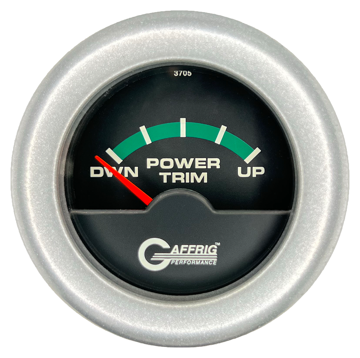 #5028 2 INCH ELECTRIC TRIM METER OMC Black Platinum / Step