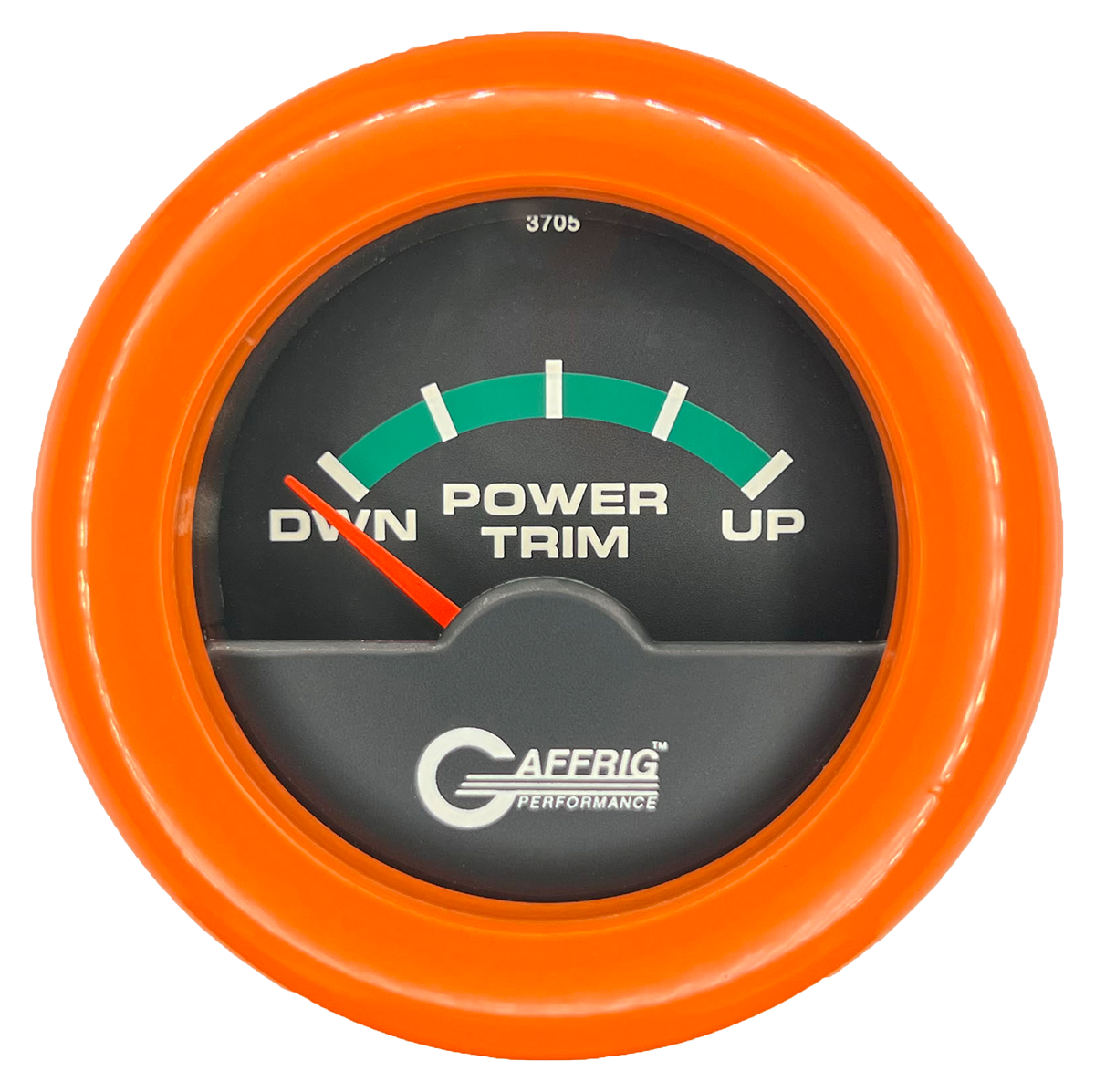 #5028 2 INCH ELECTRIC TRIM METER OMC Black Orange / Step