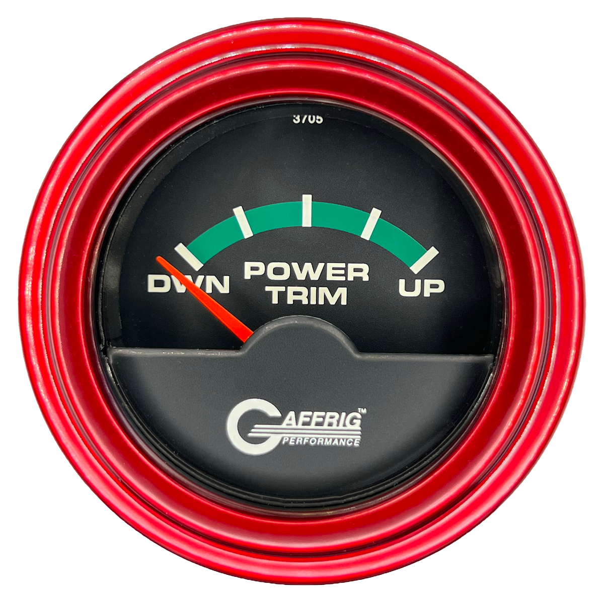 #5028 2 INCH ELECTRIC TRIM METER OMC Black Red / Step