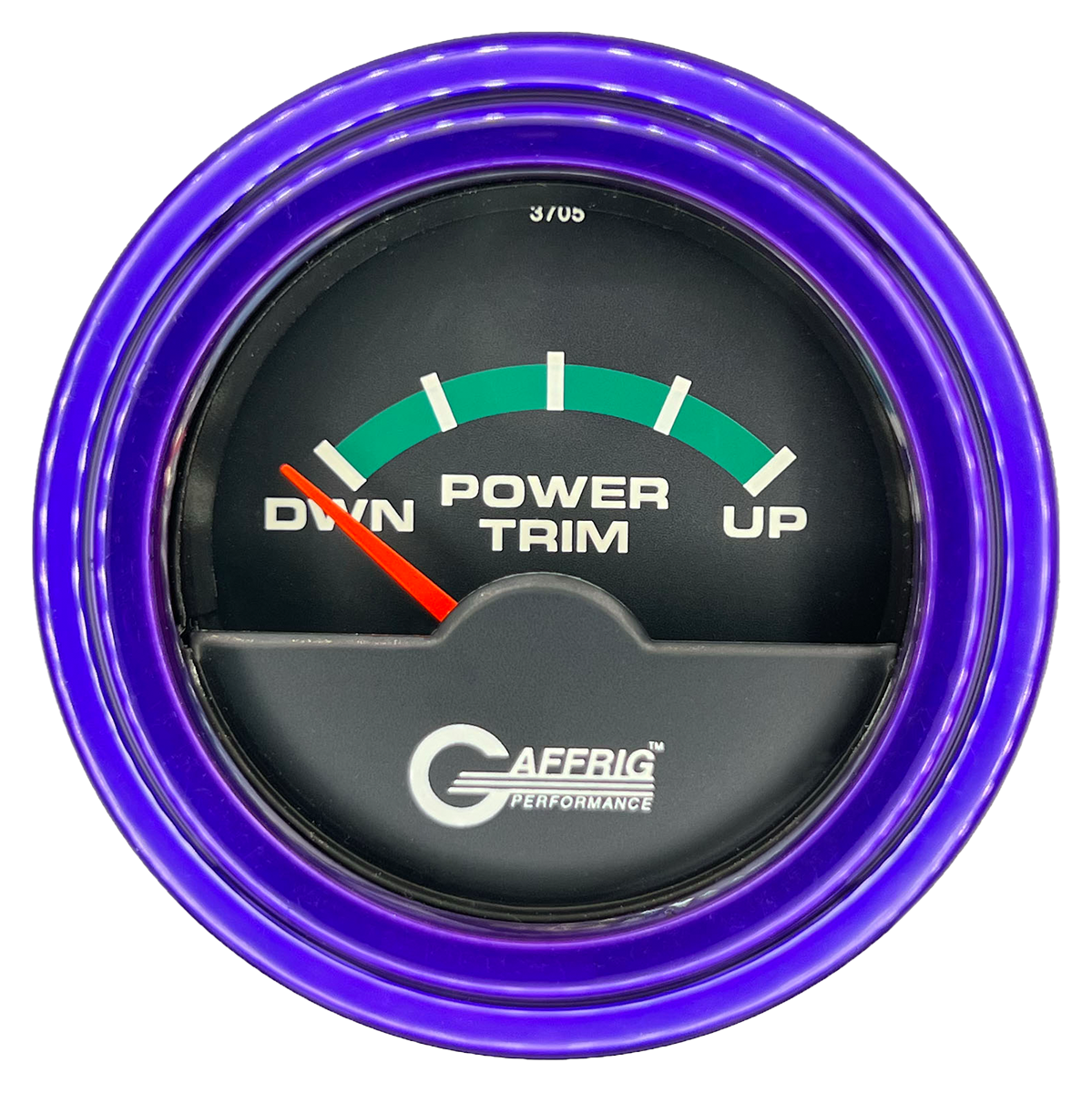 #5028 2 INCH ELECTRIC TRIM METER OMC Black Purple / Step