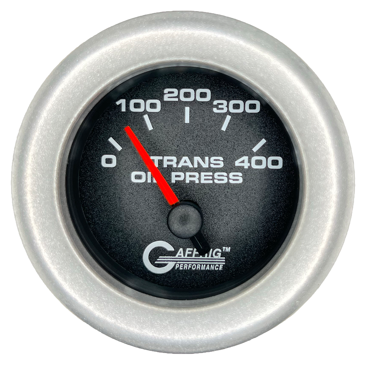 #5029 2 INCH ELECTRIC TRANS. PRESSURE 0-400 PSI Black Platinum / Step